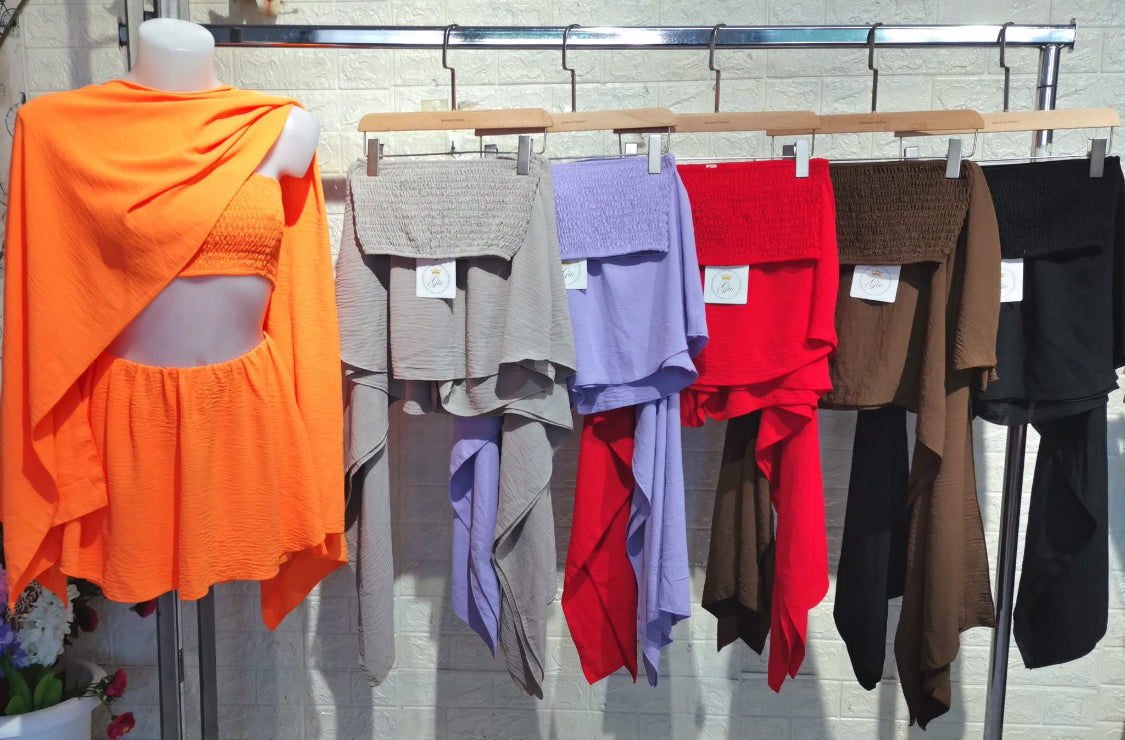 COORDINATO TRIS ( MAGLIA + TOP + GONNA )
