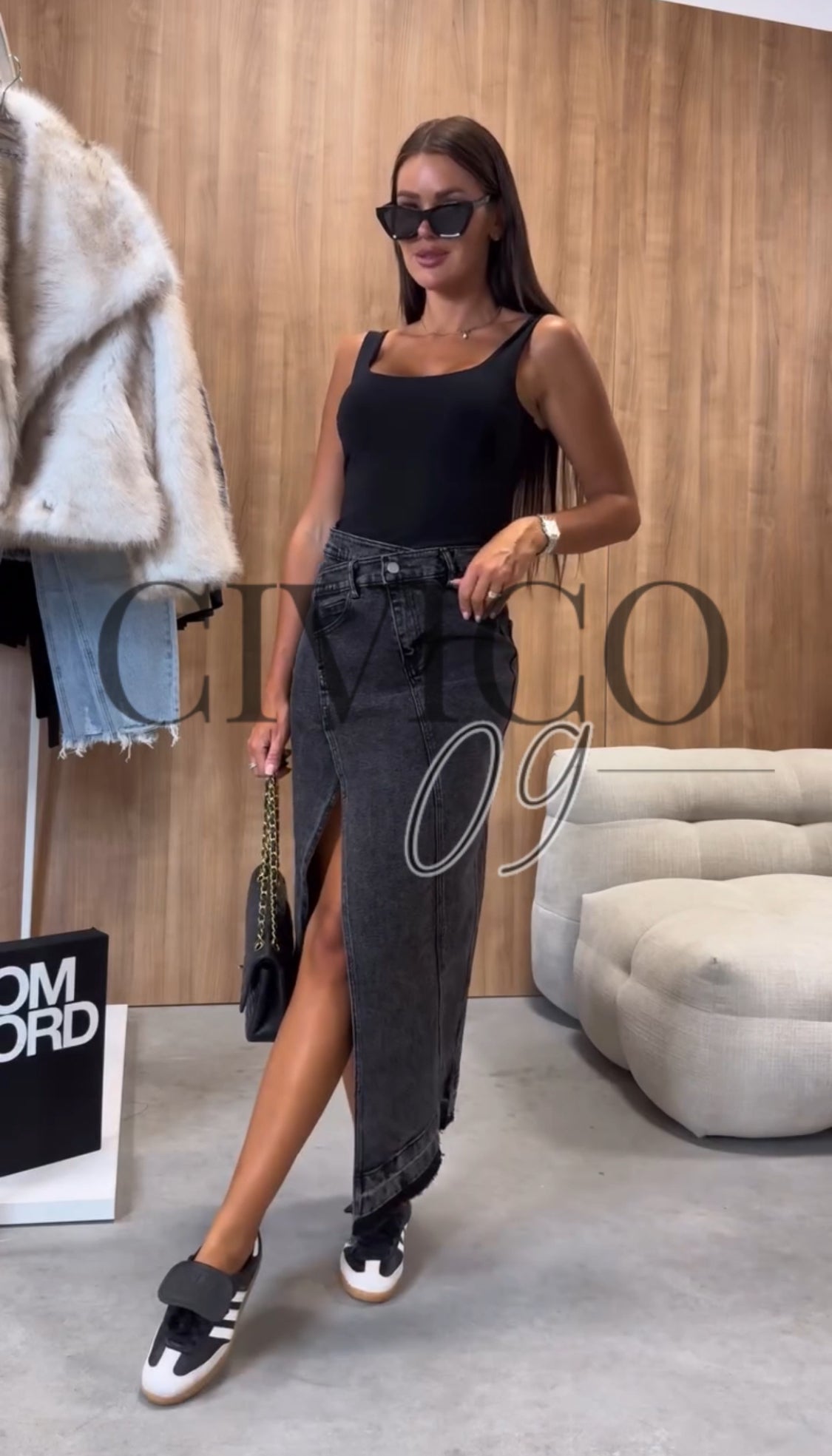 COORDINATO GONNA JEANS + CANOTTA