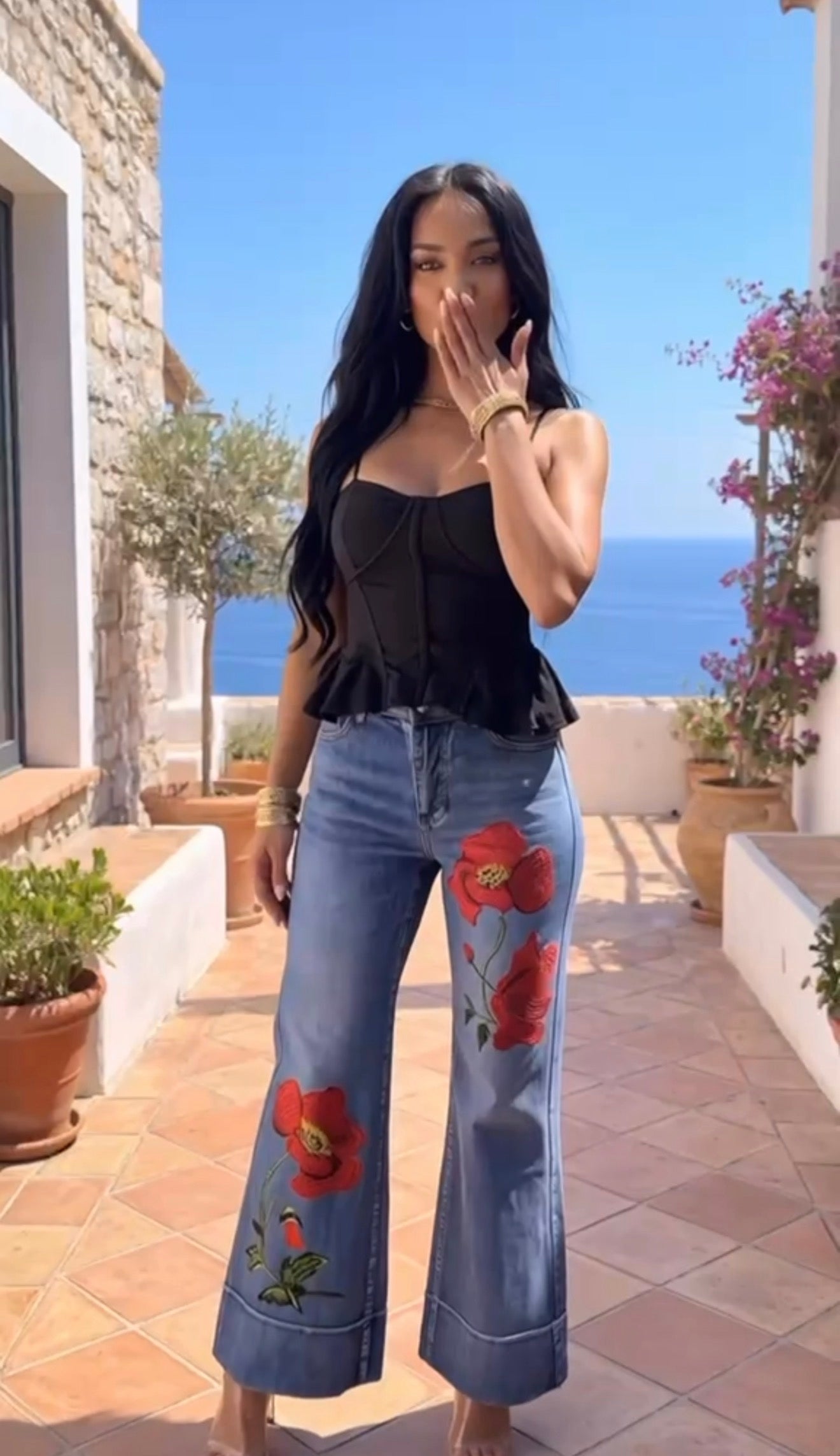 JEANS FLOWERS