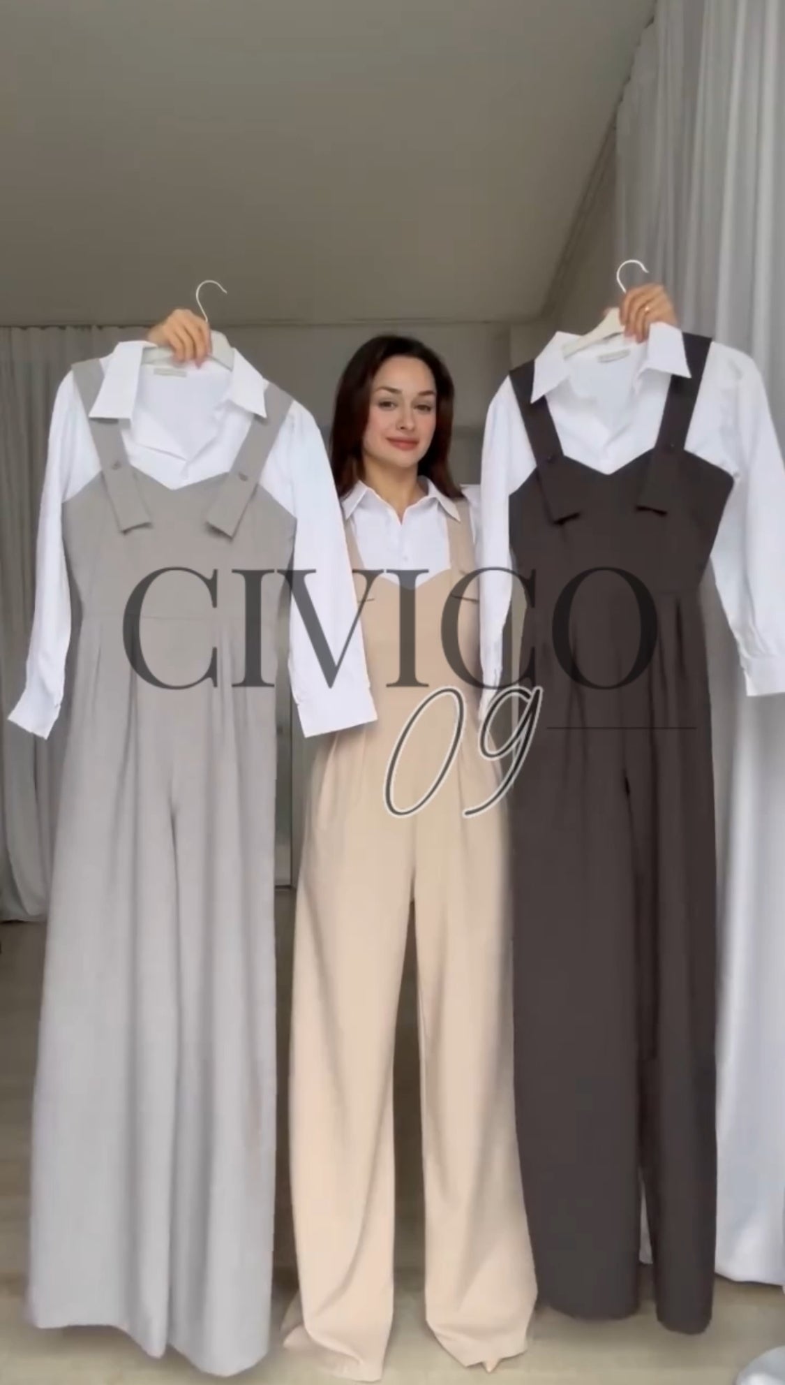 COORDINATO SALOPETTE + CAMICIA