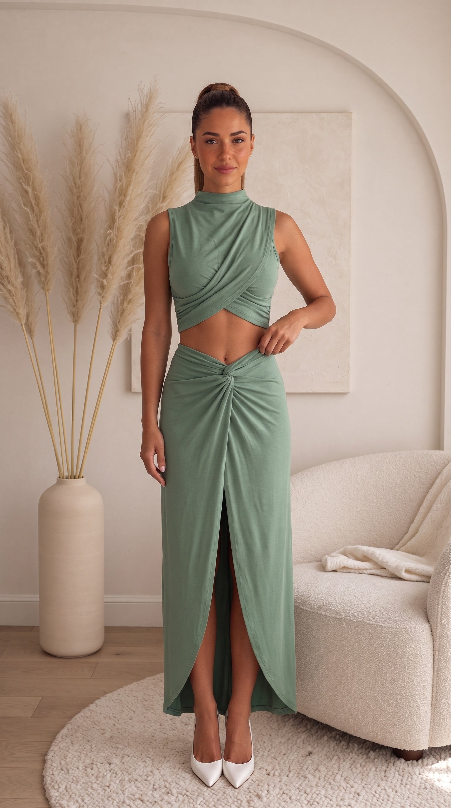 COORDINATO SHAILA - VERDE MILITARE
