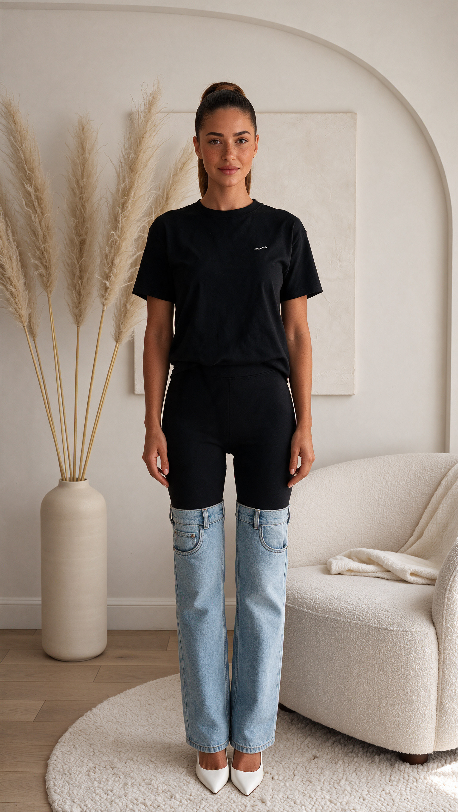 LEGGINGS EN JEAN