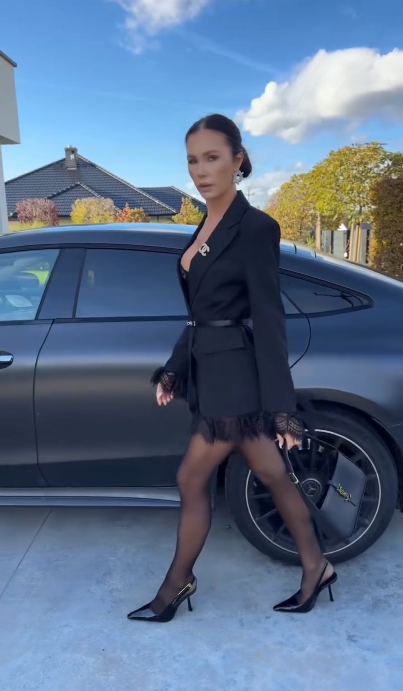 ABITO BLAZER MERLETTO