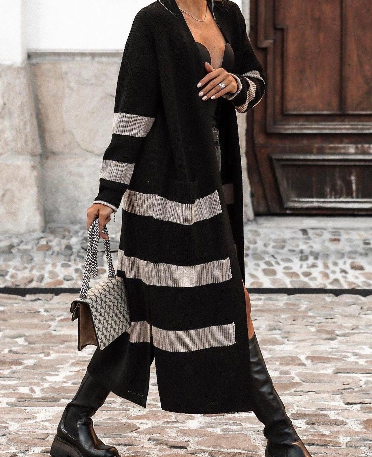 CARDIGAN RIGHE - Civico09