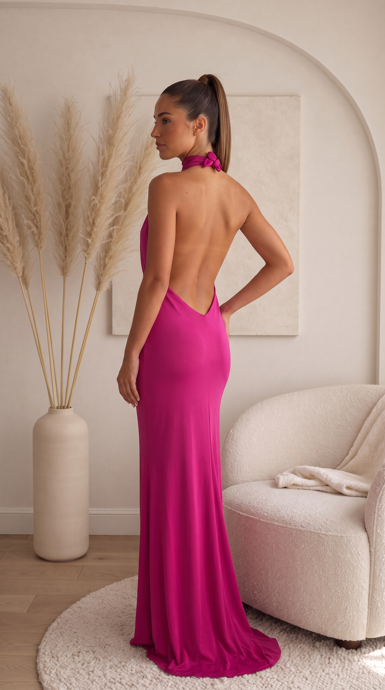 Abito Tropea - Magenta (retro)
